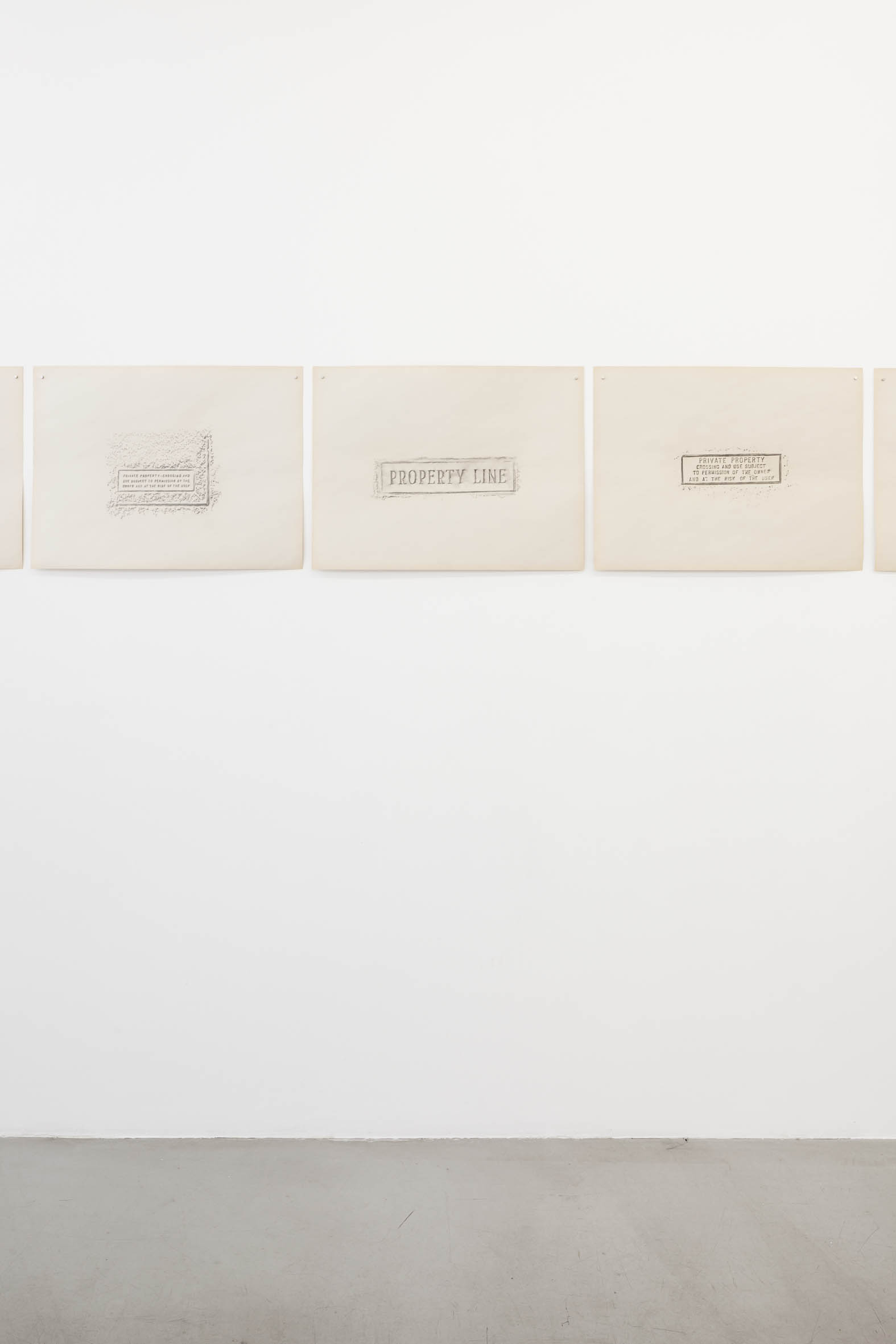 Installation view Francisca Benítez, Thinking and Speaking, Galerie Nordenhake, Stockholm