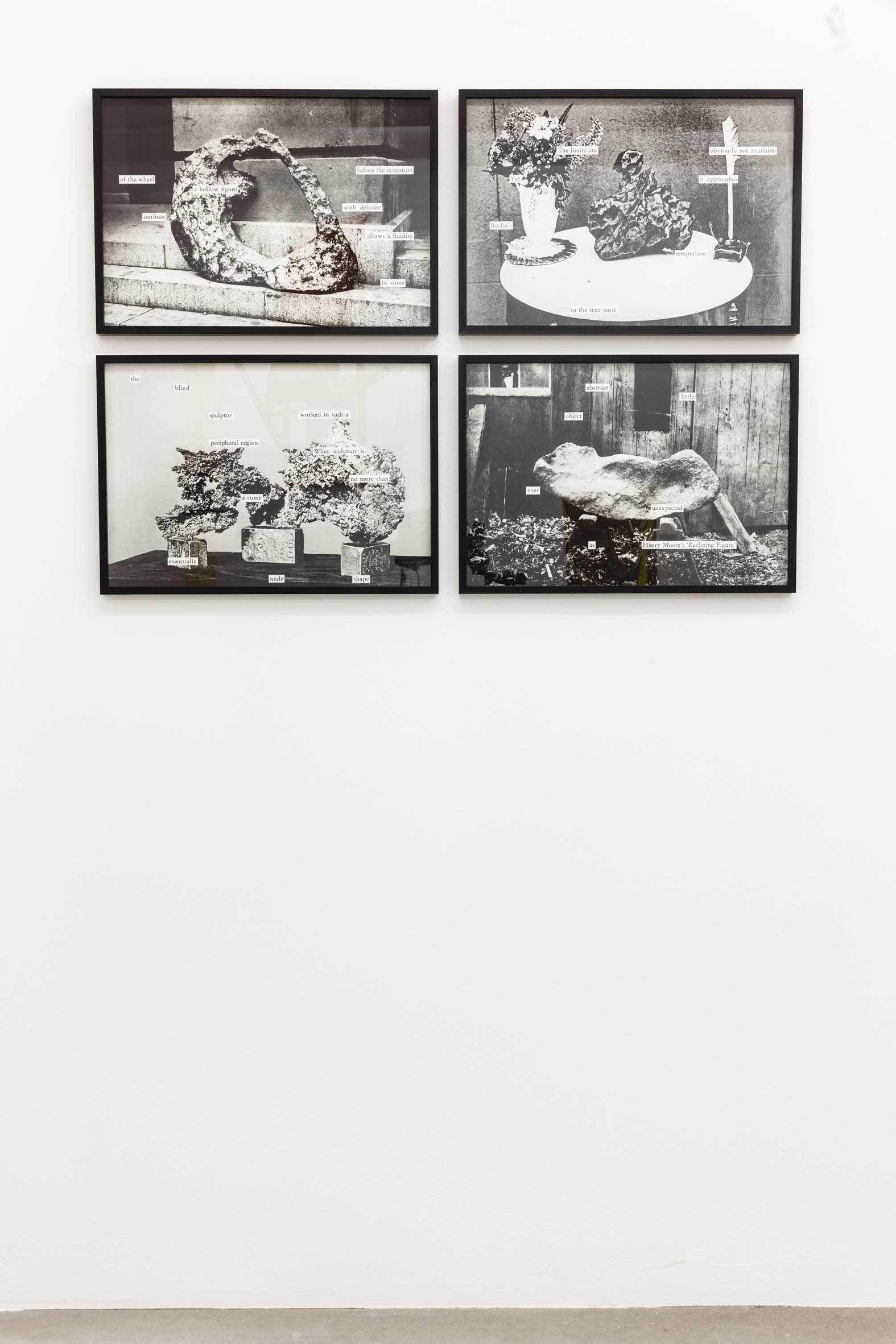 Installation view Iñaki Bonillas, Thinking and Speaking, Galerie Nordenhake, Stockholm