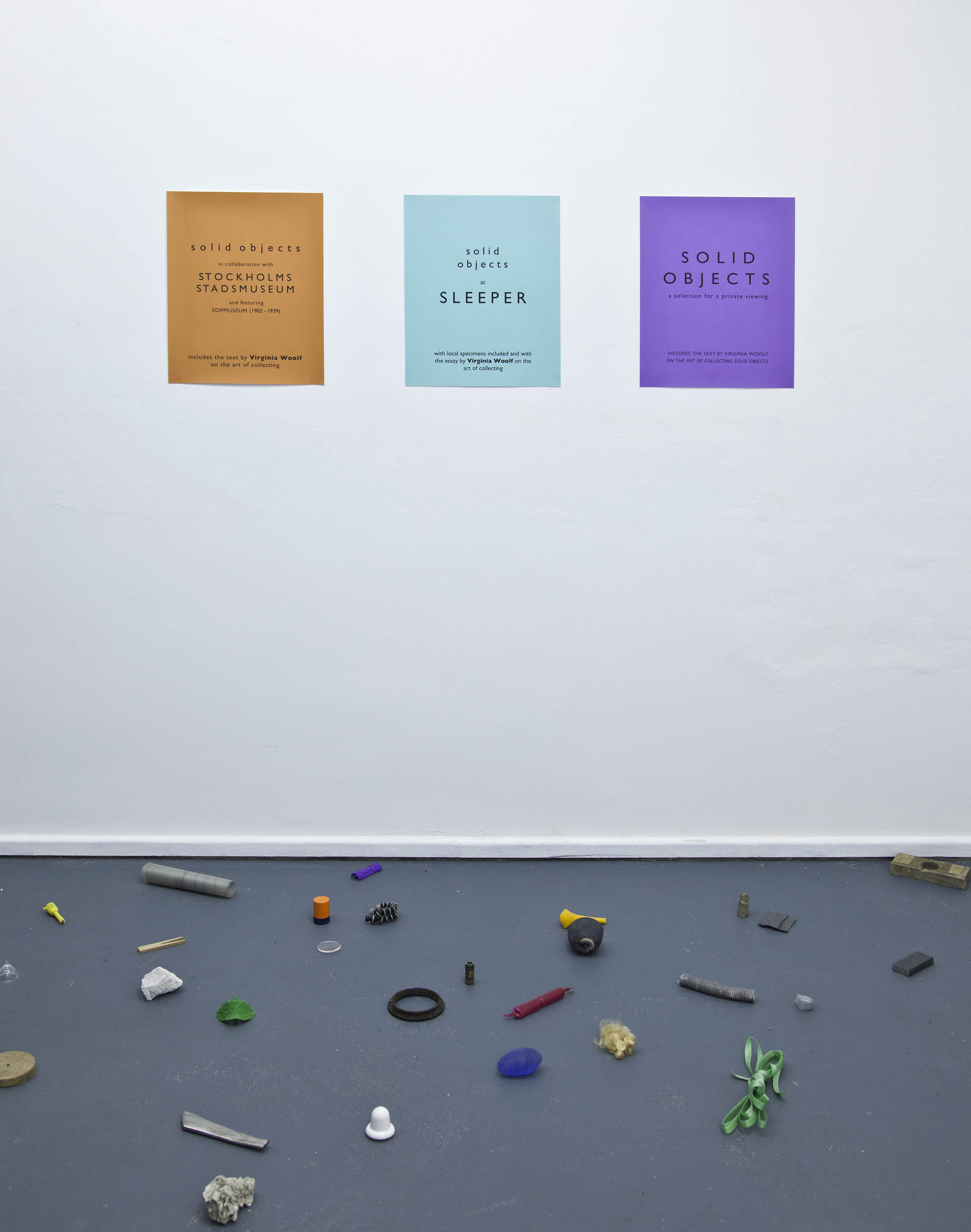 Installation view Sanna Marander, The Return of the Object, Invaliden1, Berlin